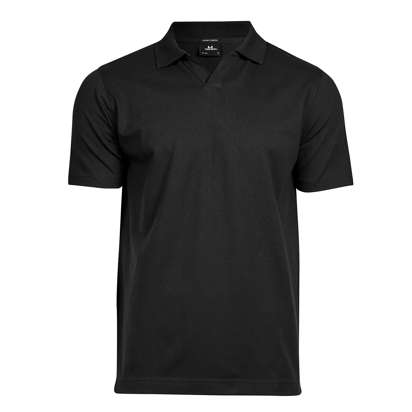 Luxury stretch v-neck polo (1404)